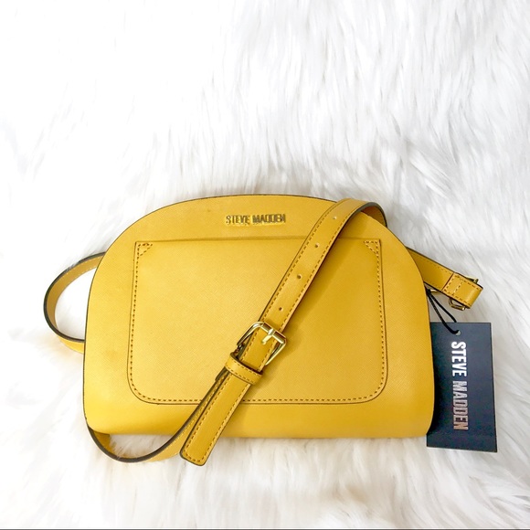 Steve Madden Handbags - Steve Madden LAST CHANCE Mustard Dome Crossbody